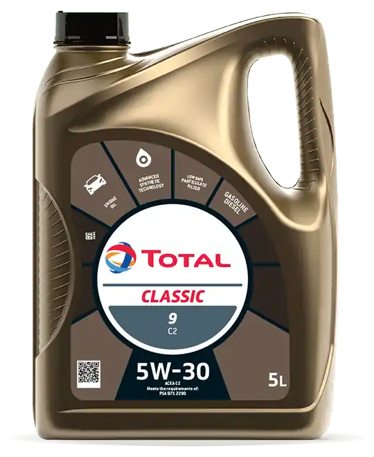 Total Classic 9 C2 5W-30 5L Nejprodávanější