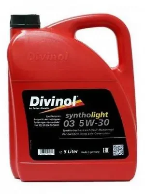 Dokud Zásoby Vydrží Divinol 03 Syntholight 5W-30 5L
