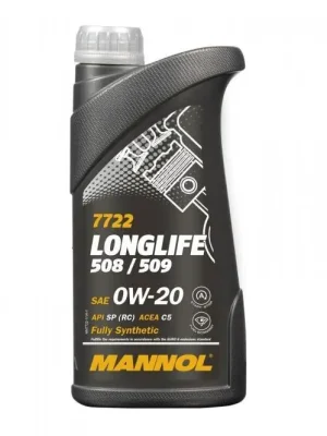 Mannol 7722 Longlife 508/509 0W-20 1L Originální