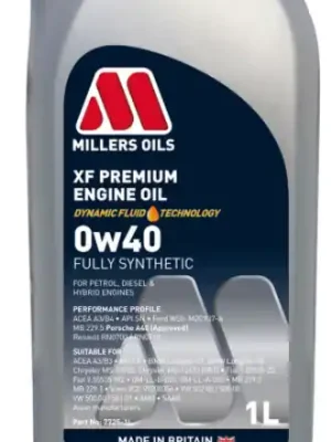 Millers Oils XF Premium 0W-40 1L Přímo Od Výrobce