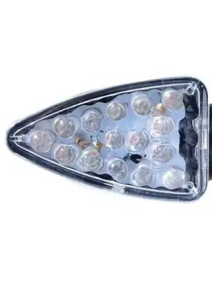blinkr LED Arrow krátký, OXFORD (čiré sklíčko, černý plášť, pár) Cenová Bomba