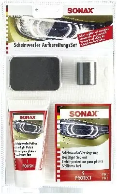 Sonax 405941 sada na leštění světlometů 85 ml Cenově Výhodný