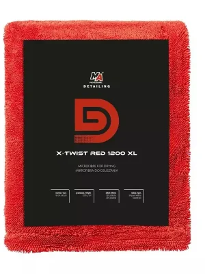 Koupit Online Moje Auto 20-D35 X-TWIST Red 1200 XL - Mikrovlákno na vosky a péči o interiér 60x90cm