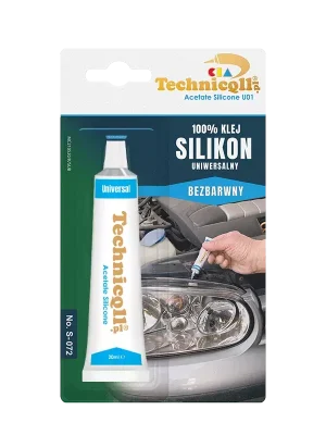 Výprodej Technicqll Univerzální silikon v malé tubě, transparentní 20ml
