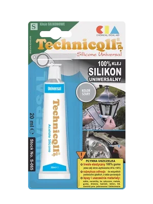 Vrácení Zdarma Technicqll Univerzální silikon v malé tubě, šedá 20ml