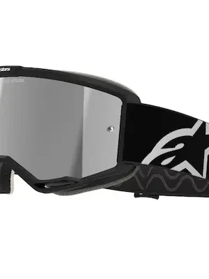 brýle VISION 5 CORP, ALPINESTARS (černá, zrcadlové stříbrné plexi) 2025 Tovární Cena