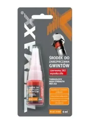 Jen Po Omezenou Doba TecMaxx 14-034 Zajištění šroubů, červený pevný 6ml