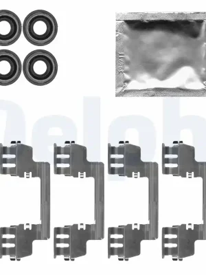 Sada příslušenství, obložení kotoučové brzdy DELPHI LX0616 Nejlepší Volba