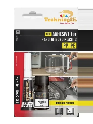 Technicqll Lepidlo na PP a PE s primerem 4g+4ml Sezónní Sleva