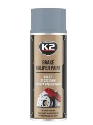 K2 BRAKE CALIPER Barva na brzdové třmeny, stříbrná 400ml Akční Cena