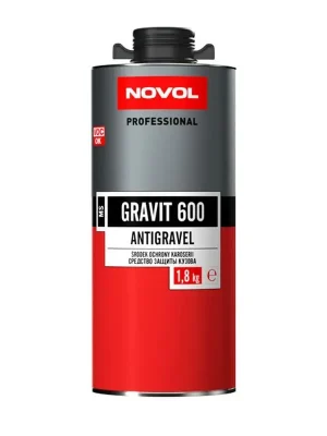 Vysoce Kvalitní Novol 37844 Gravit MS 600 - Konzervační prostředek na podvozek Černý 1,8L