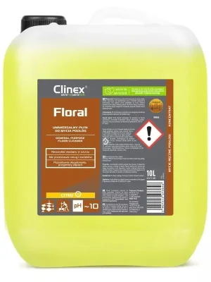 Zlevněný Clinex Floral - univerzální čistič podlah, citron 10L