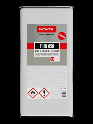 Novol THIN 850 - Ředidlo na akrylové laky 5L Pouze Dnes