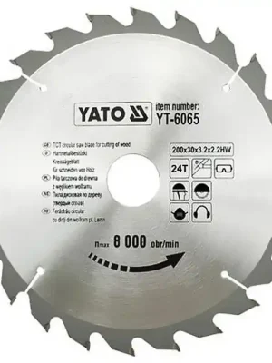 Výhodná Nabídka Yato Kotouč na dřevo 205 x 18 mm 24z YT-6066