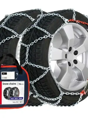 Sněhové řetězy Amio pro dodávky / Off-Road / 4x4 / SUV / MPV do hmotnosti vozidla 7.5t / 16mm - KN230 Nová Kolekce
