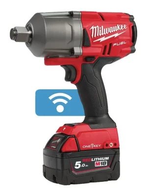 Finální Výprodej Milwaukee M18ONEFHIWF34-502X - M18 FUEL™ ONE-KEY™ ¾″ rázový utahovák s pojistným kroužkem 4933459730