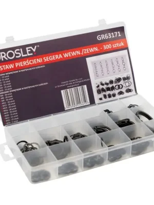 Grosley GR63171 Sada vnitřních/vnějších pojistných kroužků - 300 Ks Výprodej