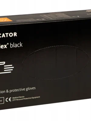 Horká Nabídka Mercator Jednorázové rukavice, nitrilové bezpudrové, černé velikost XS 100ks