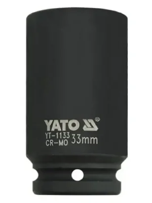 Časově Omezené Yato Nástrčná hlavice šestihran rázová hluboká 33mm CrMo YT-1133