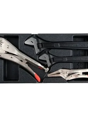 Yato Vložka do zásuvky - 2x klíč nastavitelný 200/250mm, 2x kleště samosvorné 250/125mm YT-55444 Odeslání Ihned