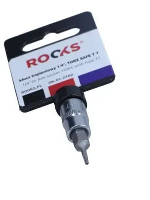 Kup Teď Rooks Nástrčná hlavice, Torx safe T7 OK-01.2762