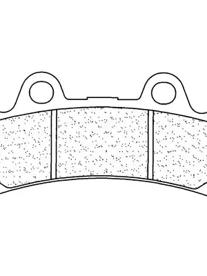 Kup Teď Brzdové destičky CL BRAKES 2254 XBK5