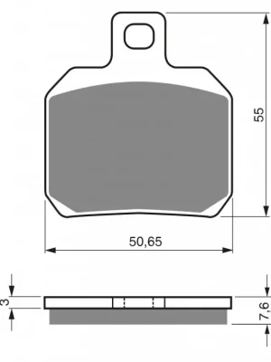 Autentický Brzdové destičky GOLDFREN 152 S33 STREET REAR
