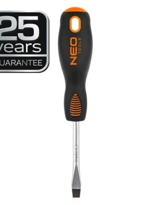 Vrácení Zdarma Neo Tools 04-001 Šroubovák plochý 6,5 x 38,0mm S2 | 100mm