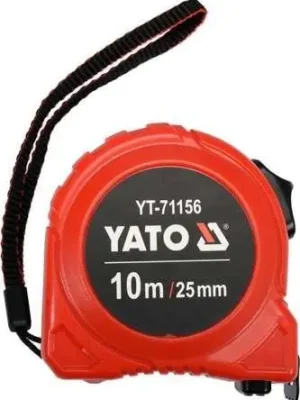 Yato Metr svinovací 10 m x 25mm YT-71156 Zlevněný