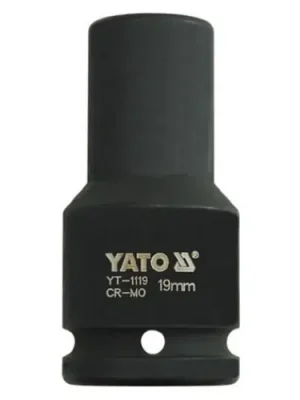 Yato Nástrčná hlavice šestihran rázová hluboká 19mm CrMo YT-1119 YAT Akce