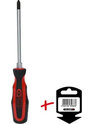 Kup Teď KS Tools Šroubovák ERGOTORQUE plus PH2 230 mm, Věšák 159.1022-E