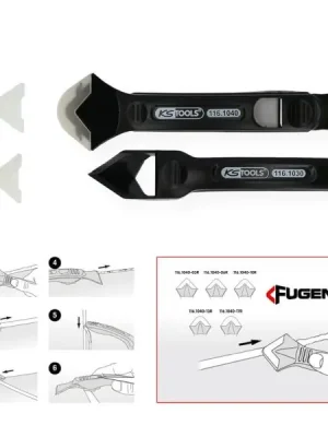 KS Tools Souprava silikonové škrabky a stahováku FUGENFIX, 7dílná 116.1050 Přímo Od Výrobce