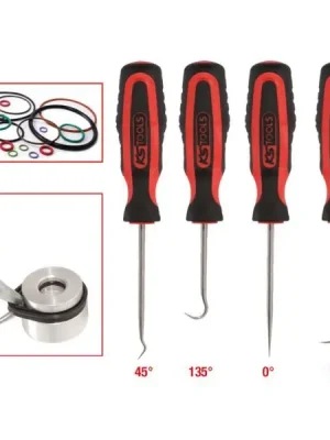 Nová Kolekce KS Tools Souprava nářadí s háčky, 4dílná 550.1045