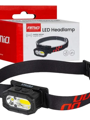 Časově Omezené Amio 04663 Čelovka LED XPG+COB 1000mAh (BATT)