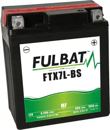 Bezúdržbová motocyklová baterie FULBAT FTX7L-BS (YTX7L-BS) Odeslání Ihned