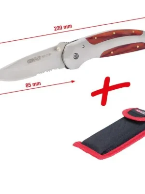 Vysoce Kvalitní KS Tools Zavírací nůž s aretací, 220,0 mm 907.2190