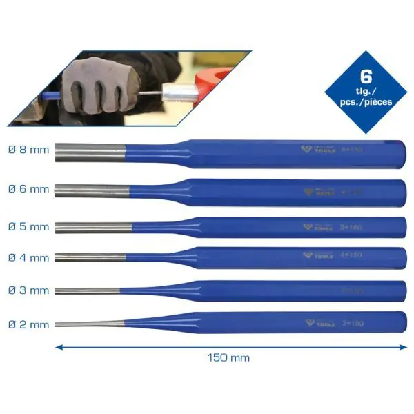 Nakupujte Hned Brilliant Tools BT085006 Souprava vytloukačů závlaček, 6dílná
