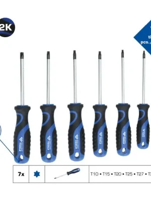 Brilliant Tools BT034007 Sada šroubováků, 7-dílná, profil TORX Poslední Šance