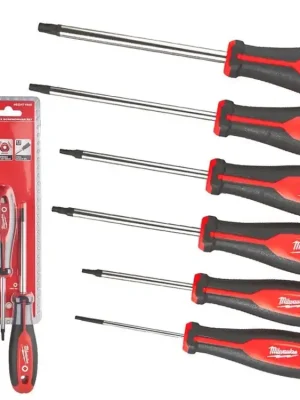 Nová Kolekce Milwaukee sada ručních šroubováků Tri-lobe Torx 6 ks 4932471809
