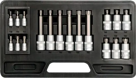 Yato Bity sada 18 ks TORX T10-T60mm YT-7751 Dokud Zásoby Vydrží