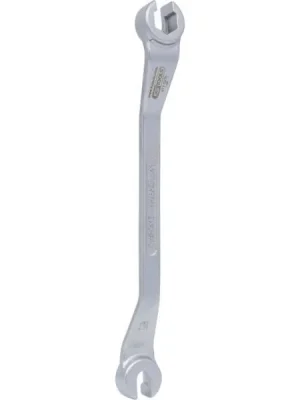 Novinka KS Tools Otevřený dvojitý očkový klíč CHROMEplus, prohnutý, 10x11 mm 517.0270