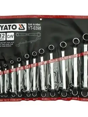 Víkendová Akce Yato Sada klíčů očkových 12ks 6-32 mm ohnuté YT-0398