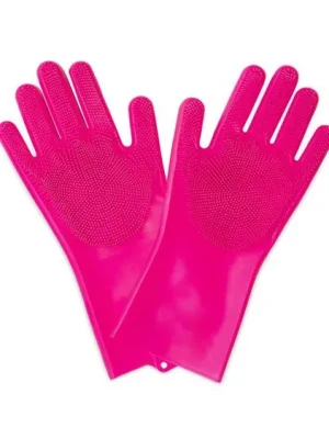 Čisticí rukavice MUC-OFF Deep Scrubber Gloves 20405 – růžová, velikost M Značkový