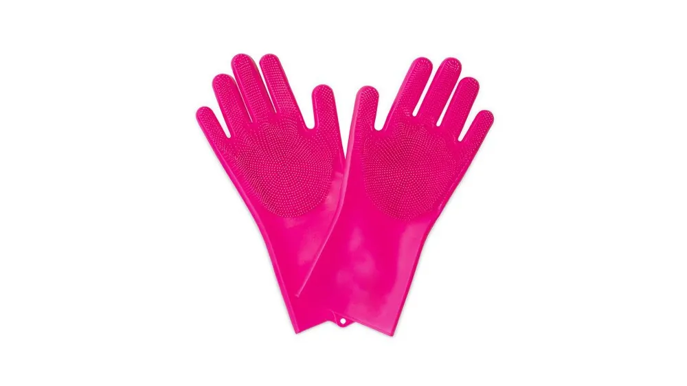 Čisticí rukavice MUC-OFF Deep Scrubber Gloves 20405 – růžová, velikost M Značkový