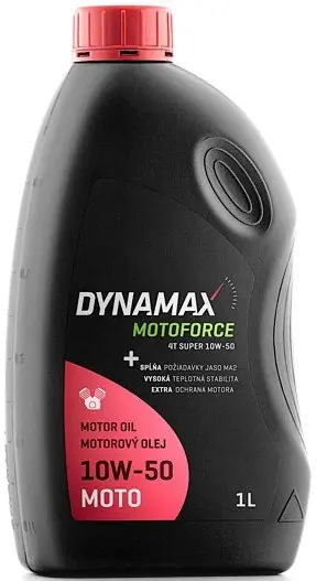 Cenová Bomba Motorový olej Dynamax Motoforce Super 4T 10W-50, 1L