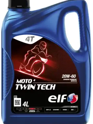 Motorový olej Elf Moto 4 Twin Tech 20W-60, 4L Top Prodej