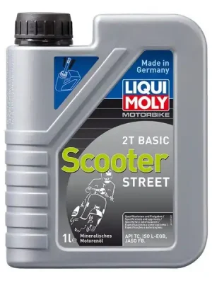 Oblíbený Motorový olej Liqui Moly Motorbike 2T Basic Scooter Street, 1L