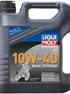 Motorový olej Liqui Moly Motorbike 4T Basic Offroad 10W-40, 4L Výprodej
