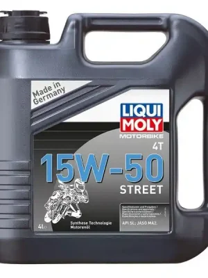 Nová Kolekce Motorový olej Liqui Moly Motorbike 4T Street 15W-50, 4L