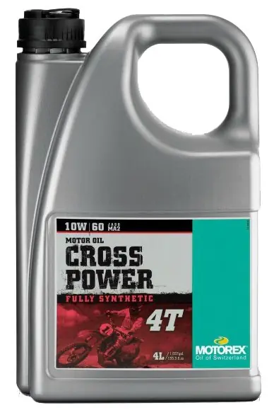 Motorový olej Motorex Cross Power 4T 10W-60, 4L Horká Nabídka